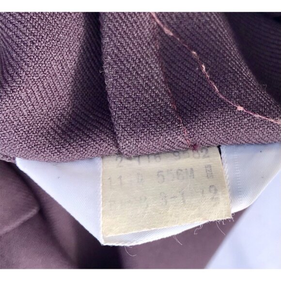 Vtg 70s Levi’s Purple Poly Pants Women’s 2 27” High Waist Wide Leg HTF Slacks - Picture 7 of 16